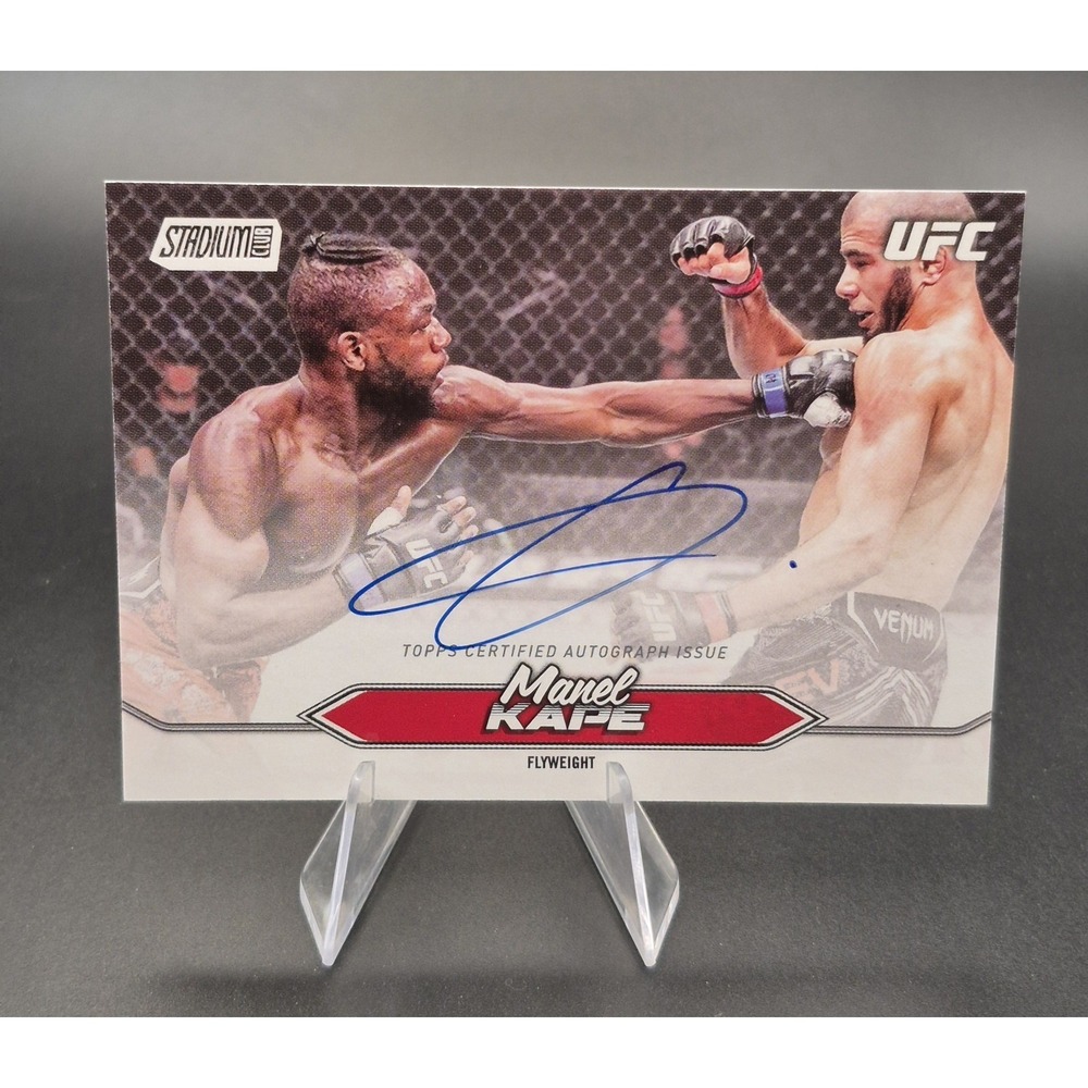 2025‎ Topps Stadium Club UFC Manel Kape #BCA-MKE Autograph